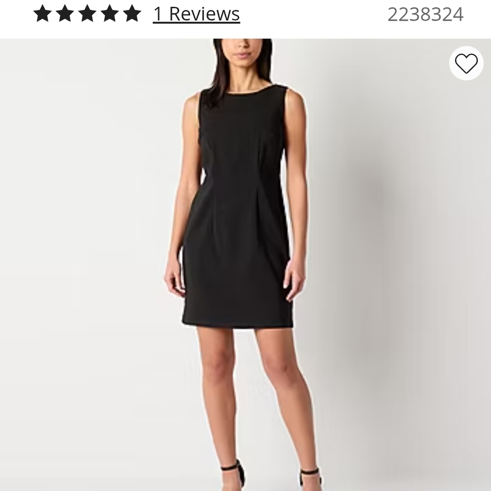 Elegant Black Sleeveless Dress